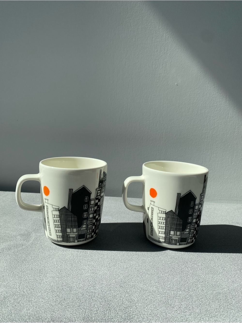 Marimekko Oiva Siirtolapuutarha Mugs - Set of 2